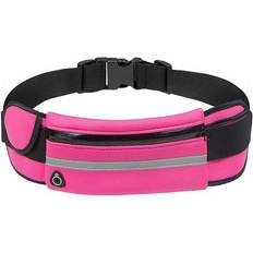 Pink - Unisex Running Belts Apex Running Sports Belt Waist Pack Bag - Pink