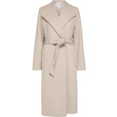 Selected Rosa Belt Coat - Sand Shell