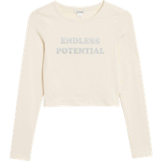 Monki Endless Potential Top - Beige