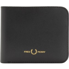 Fred Perry Burnished Billfold Wallet - Black