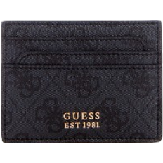 Guess Logo Laurel Card Holder - Coal