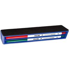 MiLAN Whiteboard Eraser + 4 Felt Tip Pens