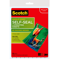 3M Scotch Self-Sealing Laminating Pouches 8-1/2"x11" 10-pack