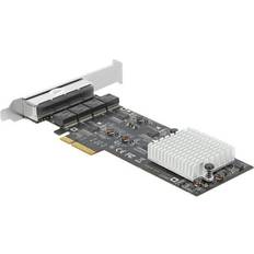 2.5 Gigabit Ethernet - PCIe x4 Netværkskort DeLock 89192