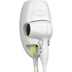 Diffuser Hairdryers Conair Mini Turbo White Wall Mount Hair Dryer