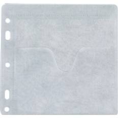 40 x CD DVD BluRay sleeves filing, universal hole, transparent for folders