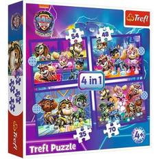 Paw Patrol Trefl The Mighty Movie Puslespil 4-i-1