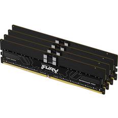 128 GB - DDR5 - ECC RAM minnen Kingston 128GB DDR5 6400MT/S CL32 DIMM KIT OF 4 FURY RENEGADE PRO EXPO MEM