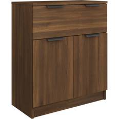 Luckor Byråer vidaXL 816993 Brown Oak Byrå 60x70cm