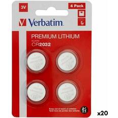 Verbatim CR2032 Litiumbatterier 4-Pack