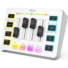Usb mixer Fifine AMPLIGAME SC3 Gaming USB Mixer Mixerbord för Streaming & Podcast