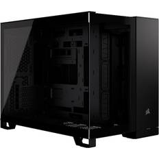 Corsair 2500X Black Dual Chamber Tempered Glass Micro Case