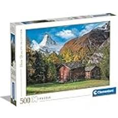Clementoni Charming Matterhorn 500 Pieces Puzzle Set
