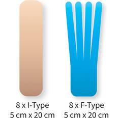 AcuTop Kinesiologi Tejp Precut Fot 8-Pack