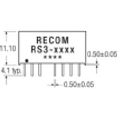 Recom RS3-1209S DC/DC Wandler 12 V 333 mA 3 W