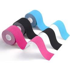 Rosa Kinesiologitejp Carehabi Kinesiotape Sporttejp För Musklerna 5 m x 5 cm 3 Rullar