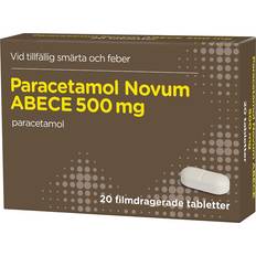 Paracetamol Paracetamol Novum filmdragerad 500 20 st Tablett