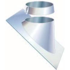 Grå Brændeovne & Pejse KIERULFF Metalbestos skorsten uØ 350mm inddækning 33-46° aluminium