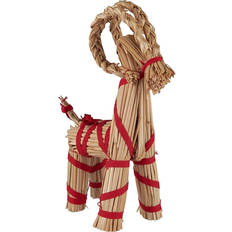 Buck w/Red Ribbon Medium Brown