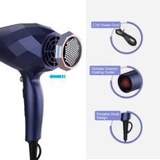 Hairdryers Pretfy Professioneller Haartrockner Föhn 2 Schnell trocknend Gewicht Niedrig