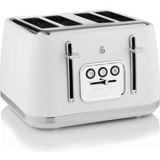 Swan Black Toasters Swan 4 Slice Serenity