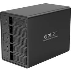 Orico ORICO 9558U3 3.5 Inch External Hard Drive Enclosure Aluminum Alloy SATA to USB3.0 5Gbps Multi Bay Data Shelter HDD SSD Dock