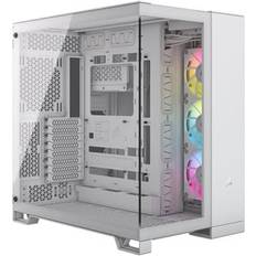 Corsair iCUE LINK 6500X RGB Mid-Tower Dual Chamber PC Case - White