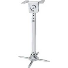 Projector Mount Ceiling Universal Tilt & Range: 82cm Max 20kg Silver Lifetime