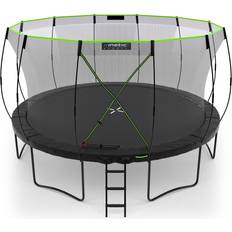 Trampoline Kinetic KINETIC SPORTS Outdoor Trampolin 'Ultimate Pro' für Kinder Premium Ø 427 cm, Black Edition