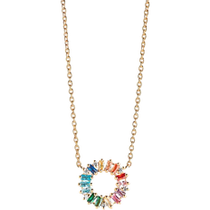 Sif Jakobs Antella Circolo Necklace - Gold/Multicolour