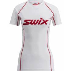 Swix Racex Classic Short Sleeve - Bright White/Swix Red