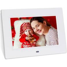 Digital Photo Frames kolitt 7 Inch Digital Photo Frame Digital Picture Frame Display Full View Angle Electronic Photo Album Video Music