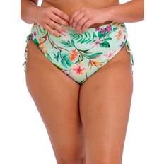 Bleu Bas de bikinis Elomi Culotte de maillot de bain taille haute - Verte Florale