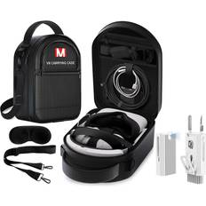 Hard Carrying Case Compatible with Meta/Oculus Quest 2, Vr Headset with Elite Strap, Touch Controllers & Other Accessories, with Strap & Lens Protecto