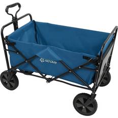 Folding table with wheels Get Out Heavy Duty Collapsible Folding Wagon Cart with Wheels