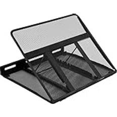 Laptopständer Amazon Basics Laptopständer, belüftet, verstellbar, 33 x 28,7 x 18,5 cm, ergonomisch, Schwarz