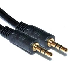 Cables Kenable 3.5mm Stereo Jack to Jack Lead Gold