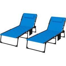 Garden & Outdoor Furniture OutSunny Foldable Lounger