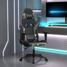 Gröna Gamingstolar vidaXL Gamingstol svart och kamouflage konstläder
