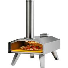 Costway Portable Stainless Steel Outdoor Pizza Oven with 12 Pizza Stone