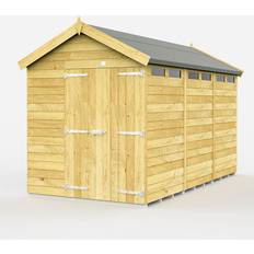 Outbuildings 6 12 Feet Apex Security Shed Double Door