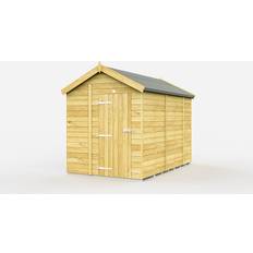 Outbuildings 6 10 Feet Apex Shed Single Door