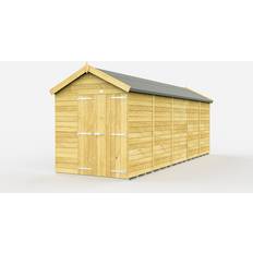 Outbuildings 6 20 Feet Apex Shed Double Door