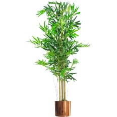 Interior Details Leaf 4ft Realistic Artificial Bamboo Plants Trees