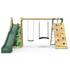 Playground Rebo Pyramid Climbing Frame Swing Set