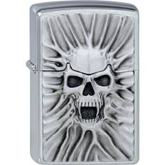 Zippo 200 Scream of Sand Emblem Chrome Brushed windproof lighter