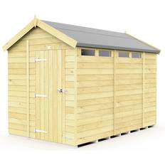 Outbuildings 6 10 Feet Apex Security Shed Single Door