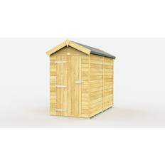 Outbuildings 7 Feet Apex Shed Single Door Windows