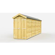 Outbuildings 19 Feet Apex Shed Double Door