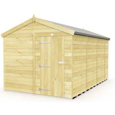 Outbuildings 13 Feet Apex Shed Single Door